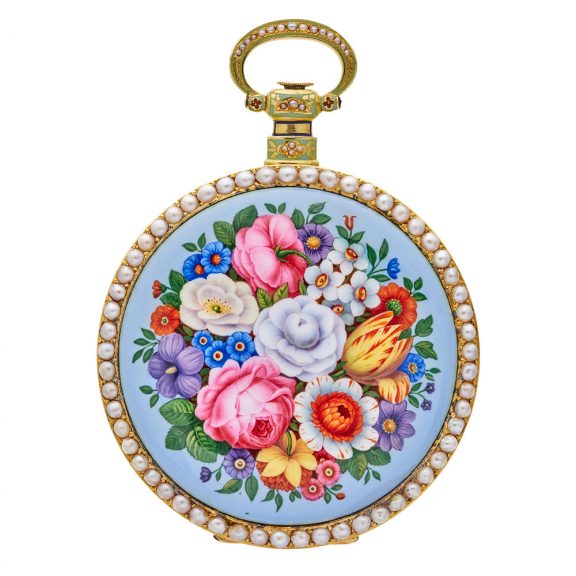 Splendid Swiss gold duplex watch for Chinese market Circa 1840 Splendid Swiss gold duplex watch for Chinese market Circa 1840