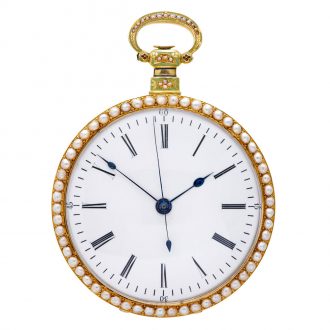 Splendid Swiss gold duplex watch for Chinese market Circa 1840