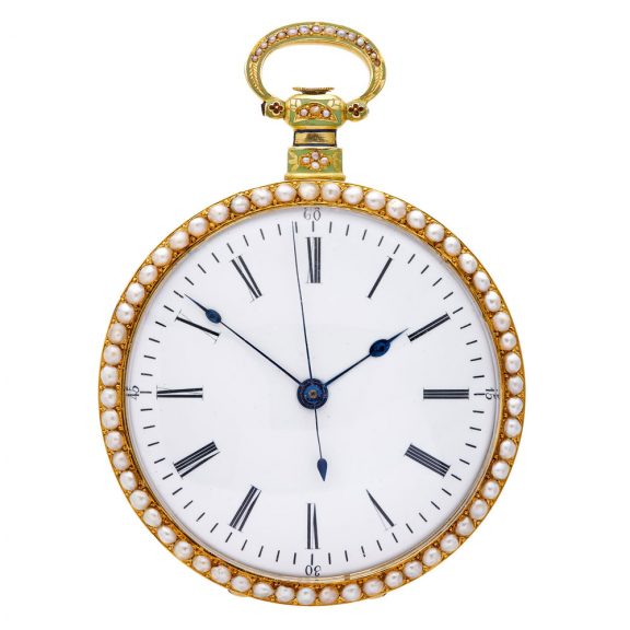 Splendid Swiss gold duplex watch for Chinese market Circa 1840 Splendid Swiss gold duplex watch for Chinese market Circa 1840