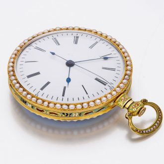 Splendid Swiss gold duplex watch for Chinese market Circa 1840
