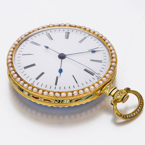 Splendid Swiss gold duplex watch for Chinese market Circa 1840 Splendid Swiss gold duplex watch for Chinese market Circa 1840