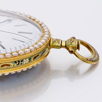 Splendid Swiss gold duplex watch for Chinese market Circa 1840