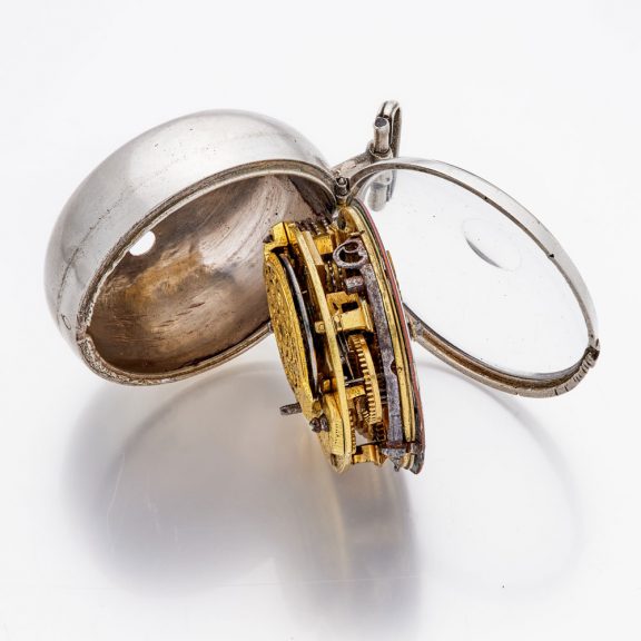 English silver pair cased repoussé verge pocket watch Circa 1768 English silver pair cased repoussé verge pocket watch Circa 1768
