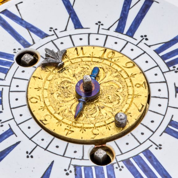 Large French silver gilt Louis XIV watch with alarm Circa 1690 Large French silver gilt Louis XIV watch with alarm Circa 1690