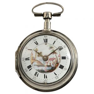 Austrian quarter repeating verge pocket watch Circa 1790