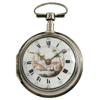 Austrian quarter repeating verge pocket watch Circa 1790