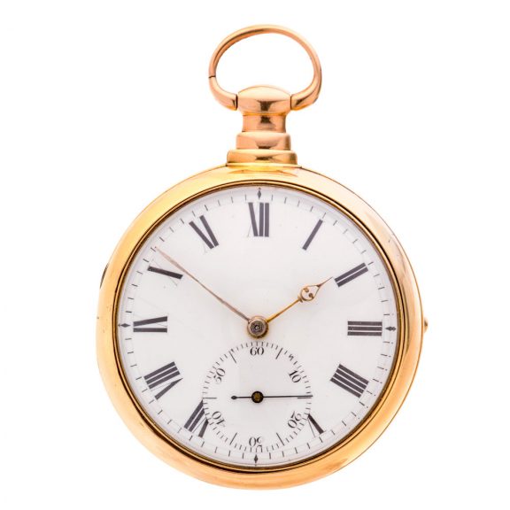 Heavy Irish gold precision watch with duplex escapement Circa 1820 Heavy Irish gold precision watch with duplex escapement Circa 1820
