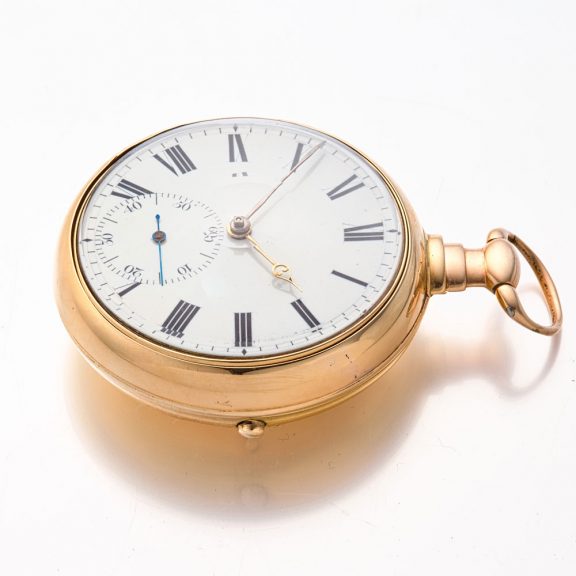 Heavy Irish gold precision watch with duplex escapement Circa 1820 Heavy Irish gold precision watch with duplex escapement Circa 1820