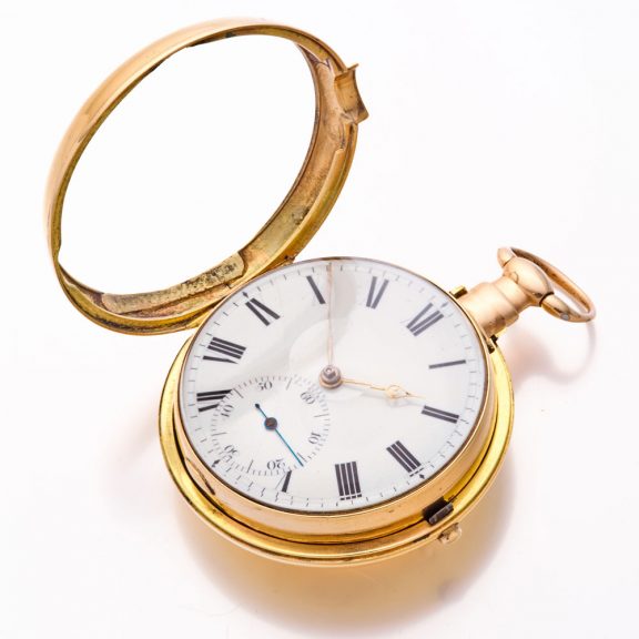 Heavy Irish gold precision watch with duplex escapement Circa 1820 Heavy Irish gold precision watch with duplex escapement Circa 1820