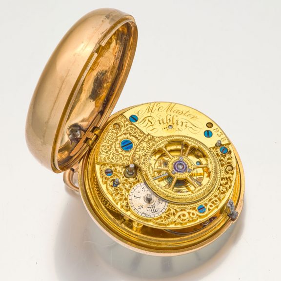 Heavy Irish gold precision watch with duplex escapement Circa 1820 Heavy Irish gold precision watch with duplex escapement Circa 1820