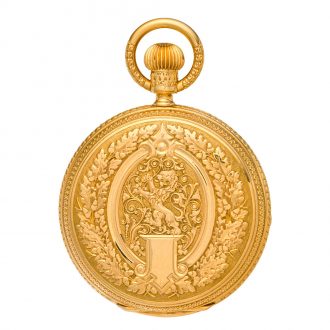 Solid German 18K gold splendour Glashütte watch Circa 1886
