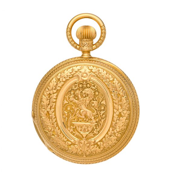 Solid German 18K gold splendour Glashütte watch Circa 1886 Solid German 18K gold splendour Glashütte watch Circa 1886