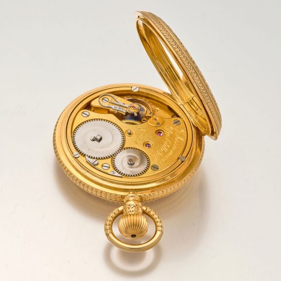 Solid German 18K gold splendour Glashütte watch Circa 1886 Solid German 18K gold splendour Glashütte watch Circa 1886