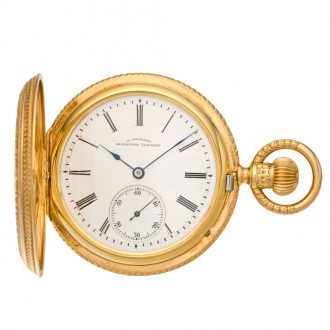 Solid German 18K gold splendour Glashütte watch Circa 1886