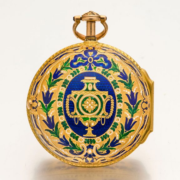 English 18 carat gold half quarter repeating watch Circa 1775 English 18 carat gold half quarter repeating watch Circa 1775