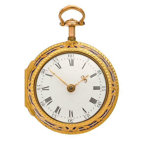 English 18 carat gold half quarter repeating watch Circa 1775 English 18 carat gold half quarter repeating watch Circa 1775