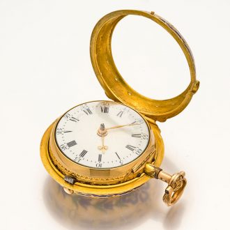 English 18 carat gold half quarter repeating watch Circa 1775