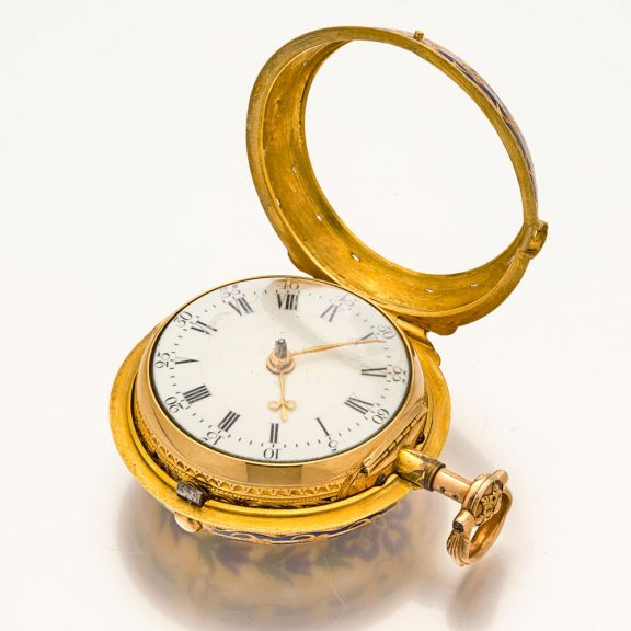 English 18 carat gold half quarter repeating watch Circa 1775 English 18 carat gold half quarter repeating watch Circa 1775
