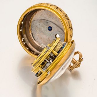 English 18 carat gold half quarter repeating watch Circa 1775