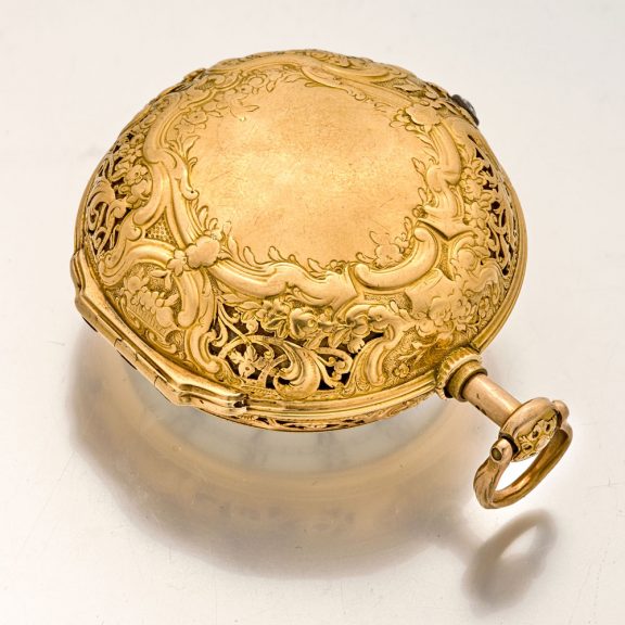 English 22 carat gold quarter repeating cylinder watch Circa 1760 English 22 carat gold quarter repeating cylinder watch Circa 1760