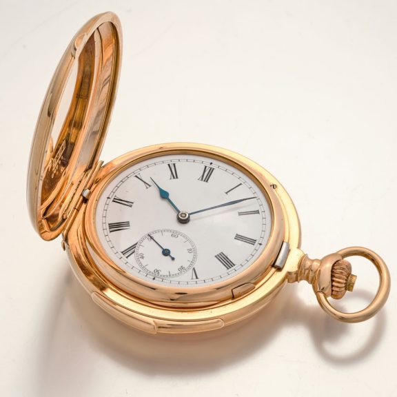 Heavy Swiss gold carillon minute repeating pocket watch Circa 1900 Heavy Swiss gold carillon minute repeating pocket watch Circa 1900