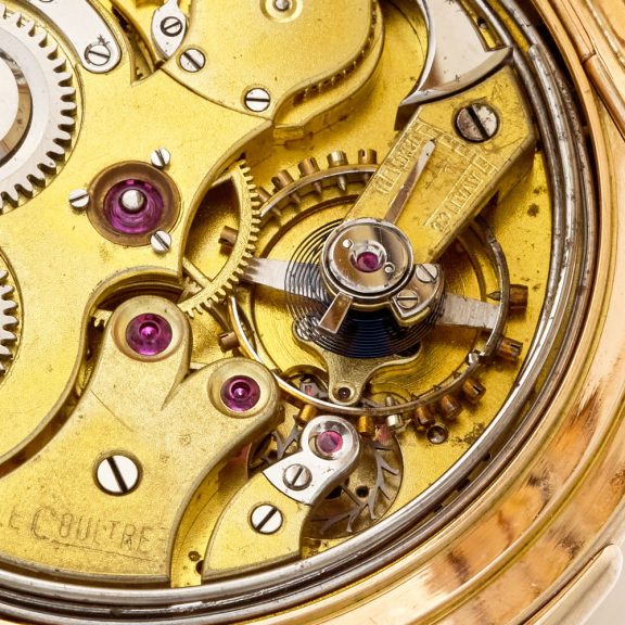 Heavy Swiss gold carillon minute repeating pocket watch Circa 1900 Heavy Swiss gold carillon minute repeating pocket watch Circa 1900