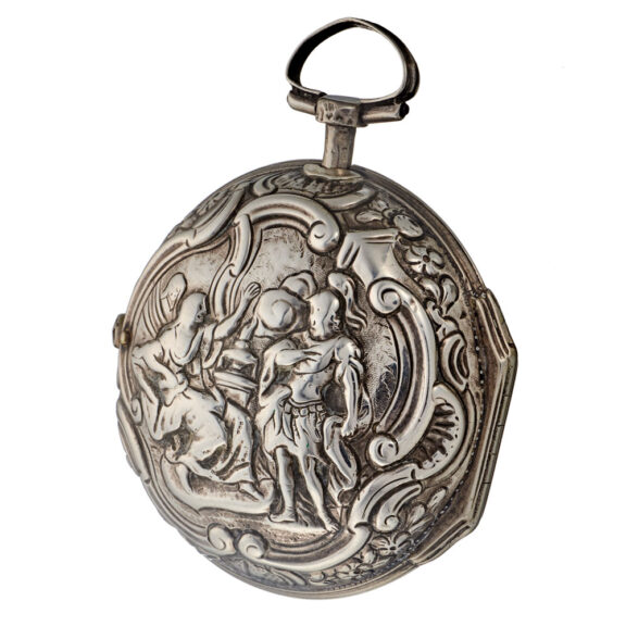 A Dutch verge pocket watch in silver pair cases Circa 1774 A Dutch verge pocket watch in silver pair cases Circa 1774