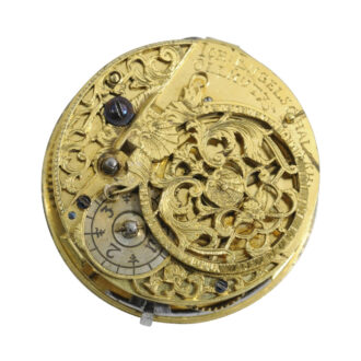 Czech silver rare verge pocket watch from Moravia Circa 1680