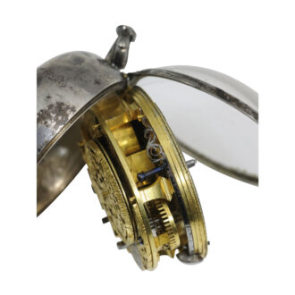 Czech silver rare verge pocket watch from Moravia Circa 1680