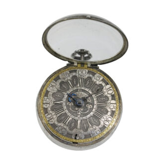 Czech silver rare verge pocket watch from Moravia Circa 1680