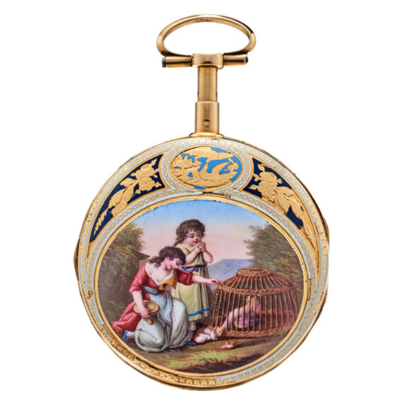 Swiss gold decorative quarter repeating watch Circa 1795