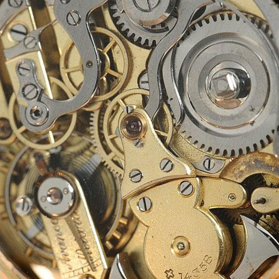 Swiss repeater with chronograph, date and moon phase Circa 1900 Swiss repeater with chronograph, date and moon phase Circa 1900