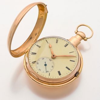 Important English watch with rack lever escapement Circa 1810
