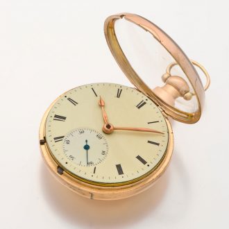 Important English watch with rack lever escapement Circa 1810