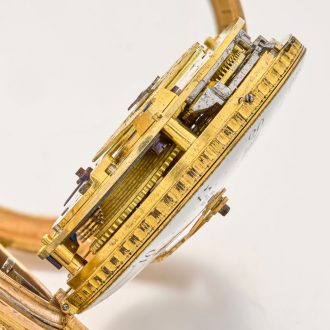 Swiss exclusive gold and enamel repeating verge watch Circa 1790 Swiss exclusive gold and enamel repeating verge watch Circa 1790