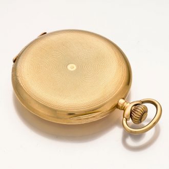 Swiss 14 carat gold hunting cased pocket watch Circa 1920