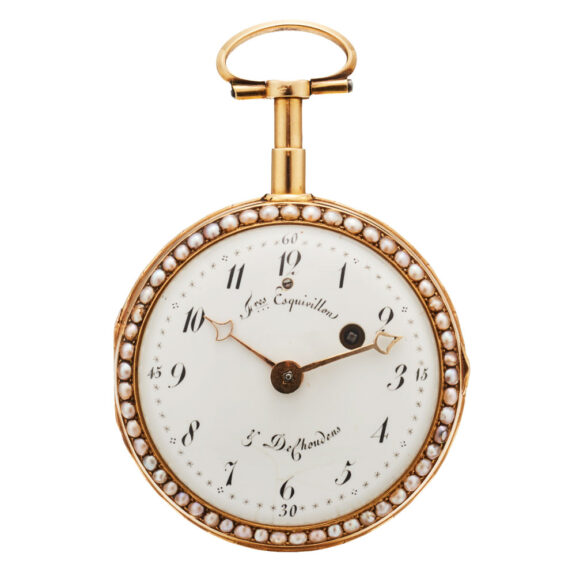 Swiss gold decorative quarter repeating watch Circa 1795 Swiss gold decorative quarter repeating watch Circa 1795