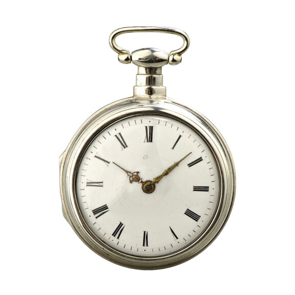 German silver duplex pocket watch Circa 1850