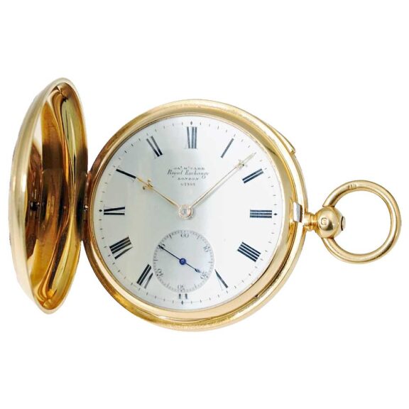English historically gold watch with minute repeater Circa 1872 English historically gold watch with minute repeater Circa 1872