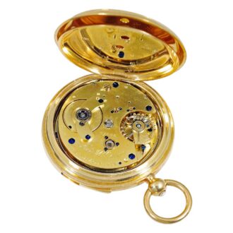 English historically gold watch with minute repeater Circa 1872