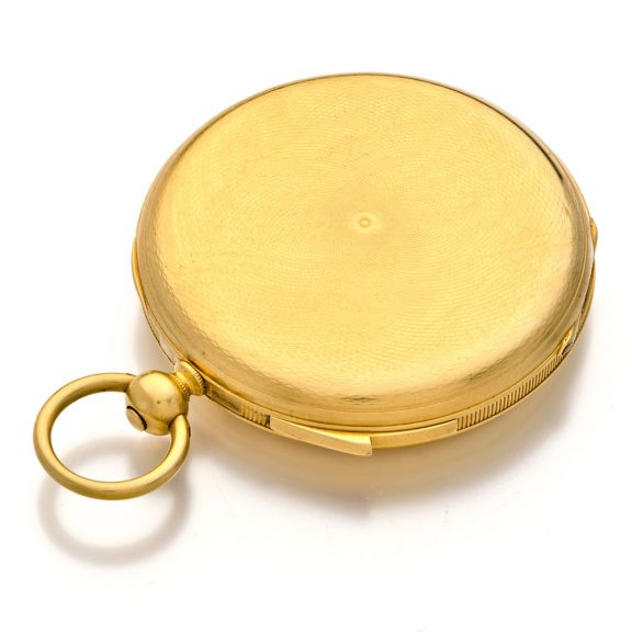 Dutch solid 18K gold quarter repeating pocket watch Circa 1852 Dutch solid 18K gold quarter repeating pocket watch Circa 1852