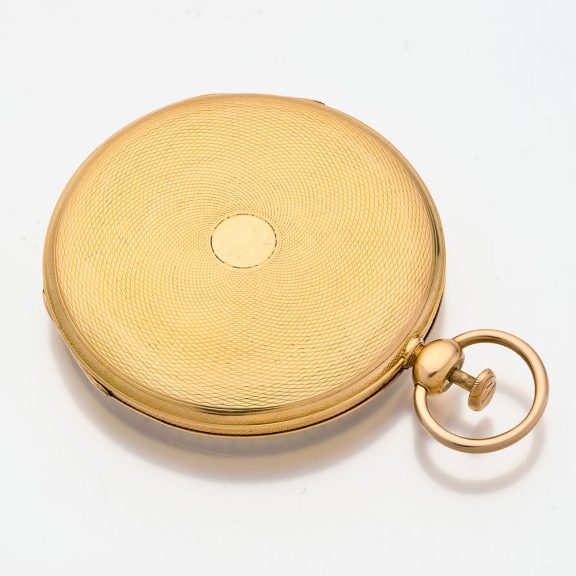 Splendid French quarter repeating ruby cylinder watch Circa 1830 Splendid French quarter repeating ruby cylinder watch Circa 1830