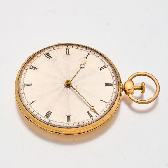 Splendid French quarter repeating ruby cylinder watch Circa 1830 Splendid French quarter repeating ruby cylinder watch Circa 1830