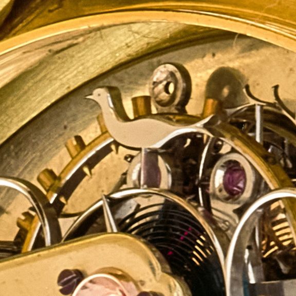 Swiss gold hunting cased one-minute tourbillon watch Circa 1860 Swiss gold hunting cased one-minute tourbillon watch Circa 1860