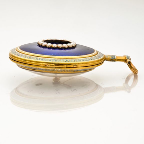 Exquisite English gold and enamel verge pocket watch Circa 1810 Exquisite English gold and enamel verge pocket watch Circa 1810