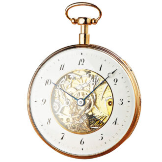 Swiss unique gold watch with musical movement Circa 1830