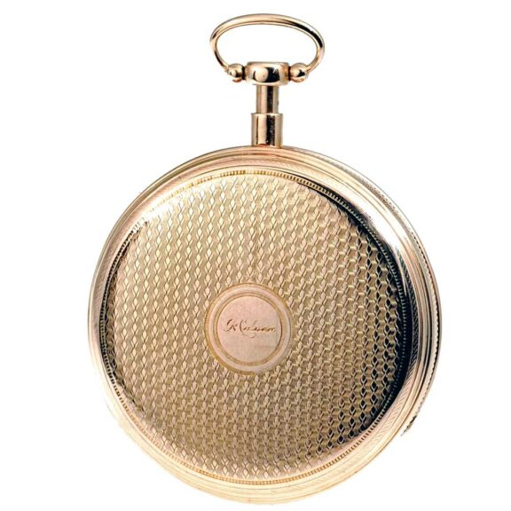 Swiss unique gold watch with musical movement Circa 1830 Swiss unique gold watch with musical movement Circa 1830