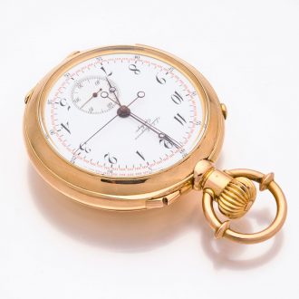 Danish minute repeating split seconds chronograph Circa 1899