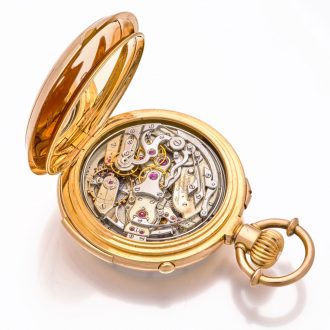 Danish minute repeating split seconds chronograph Circa 1899