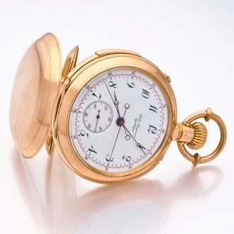 Danish minute repeating split seconds chronograph Circa 1899